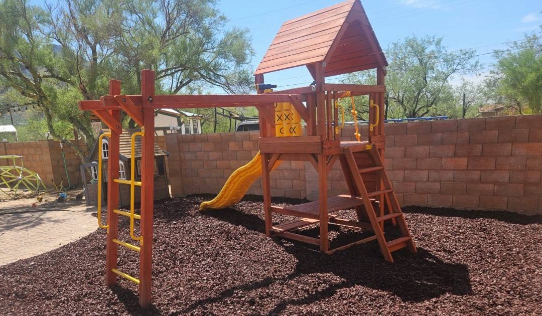 How to Keep a Backyard Playset Cool in Tucson’s Summer Heat